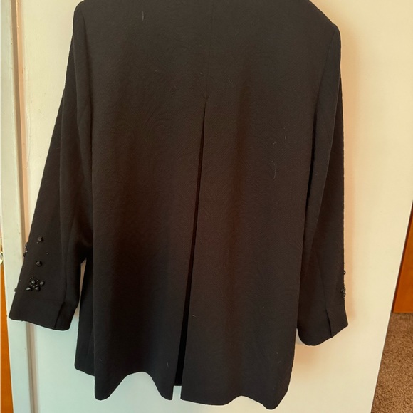 Black cocktail jacket with beautiful black beading - Picture 6 of 6